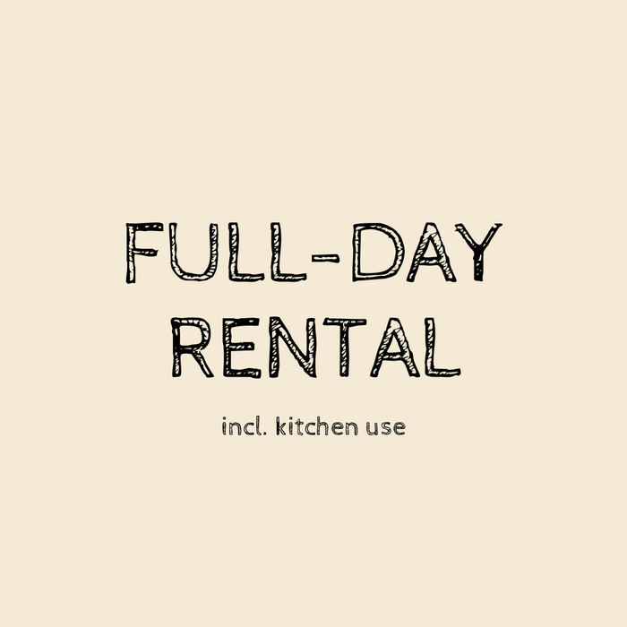 Full Day Rental (incl. kitchen use)