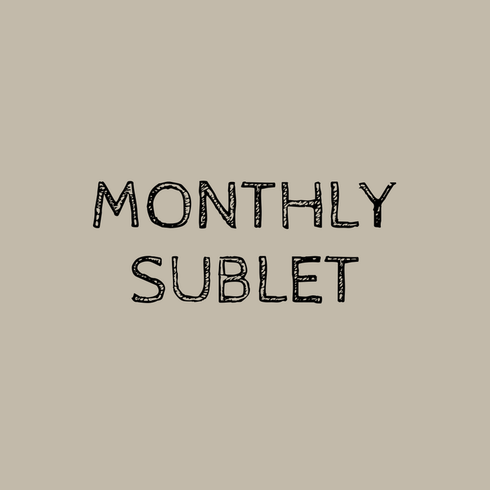 Monthly Kitchen Sublet